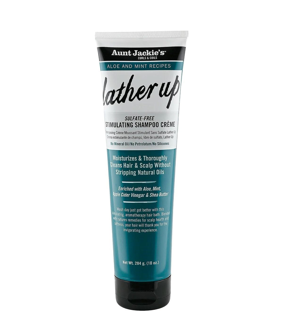 Aunt Jackie's Aloe & Mint Lather Up Shampoo Creme 10oz